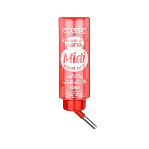 Classic Colourtone Midi Drinking Water Bottle 320ml