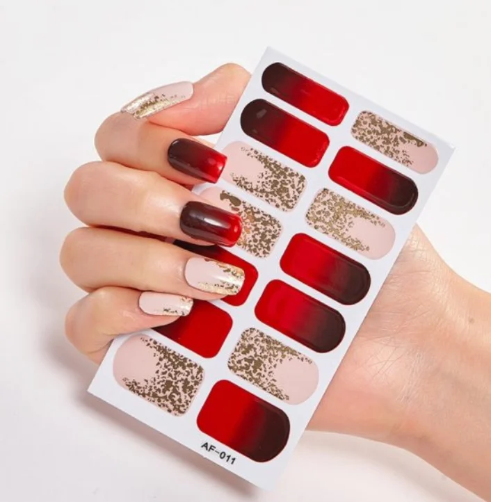 Frexos french sky semicured uv gel nail stickers kit — Zoovio