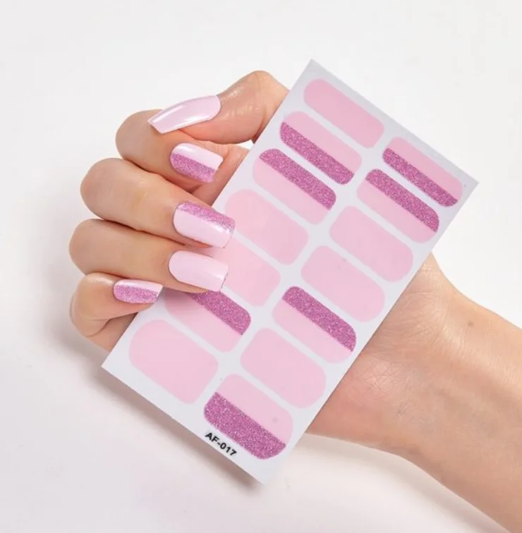 Frexos Anda semicured uv gel nail stickers kit — Zoovio