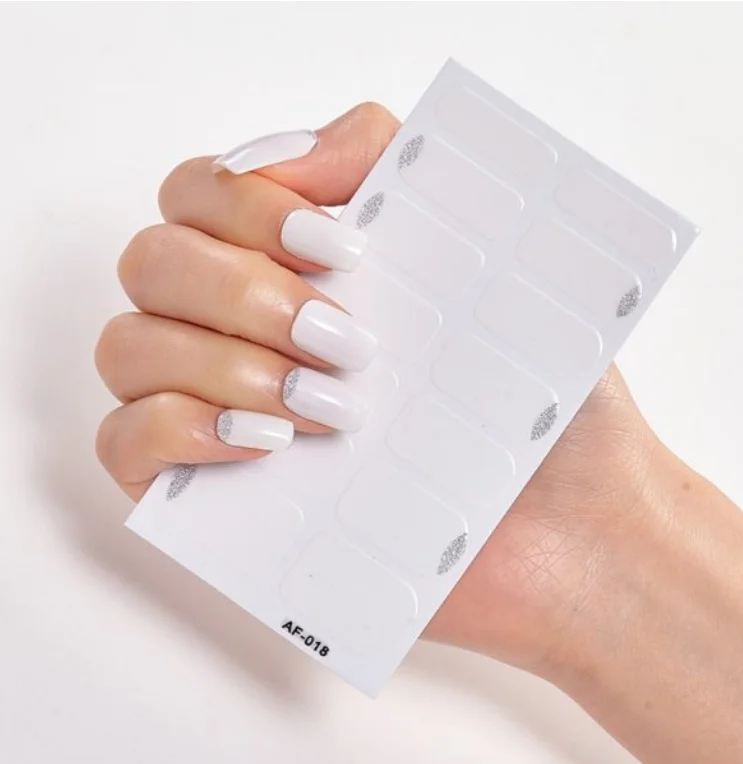 Frexos Asbacarda semicured uv gel nail stickers kit — Zoovio