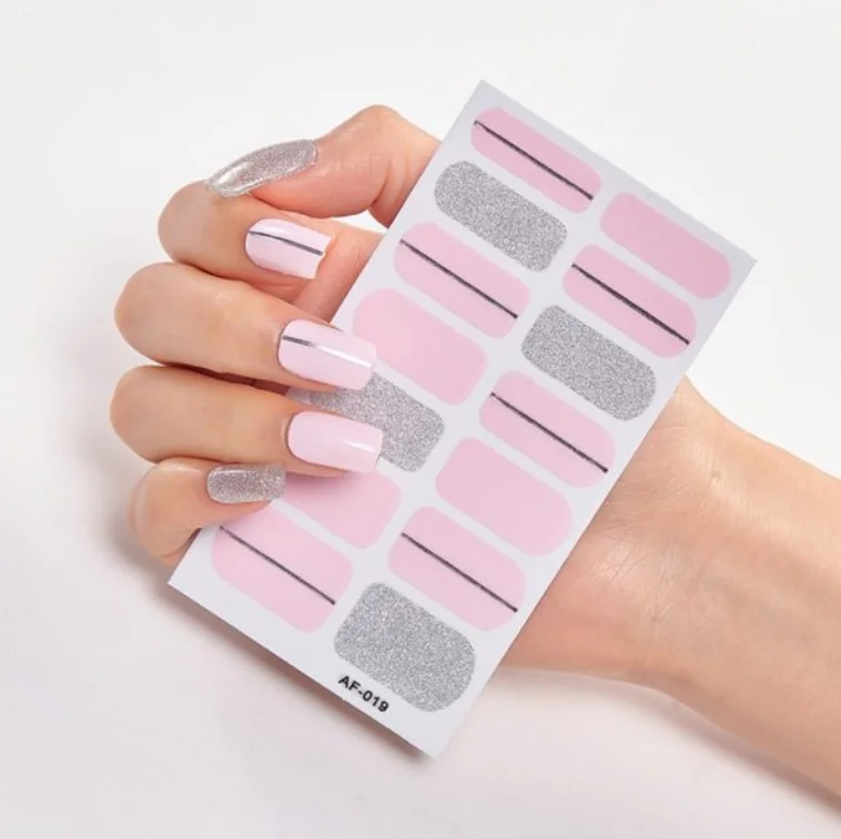 Frexos Sophie semicured uv gel nail stickers kit — Zoovio