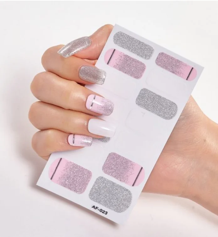 Frexos Andry semicured uv gel nail stickers kit — Zoovio