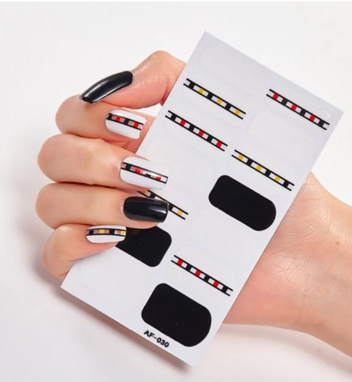 Frexos semicured uv gel nail stickers kit — Zoovio
