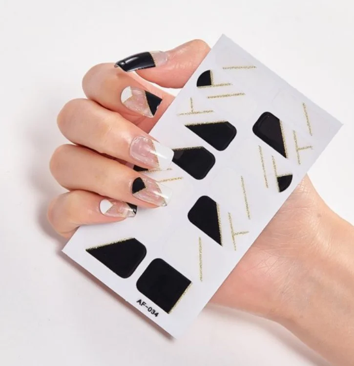 Frexos Mia semicured uv gel nail stickers kit — Zoovio