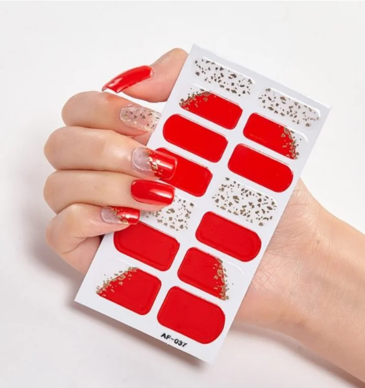 Frexos Charlotte semicured uv gel nail stickers kit — Zoovio