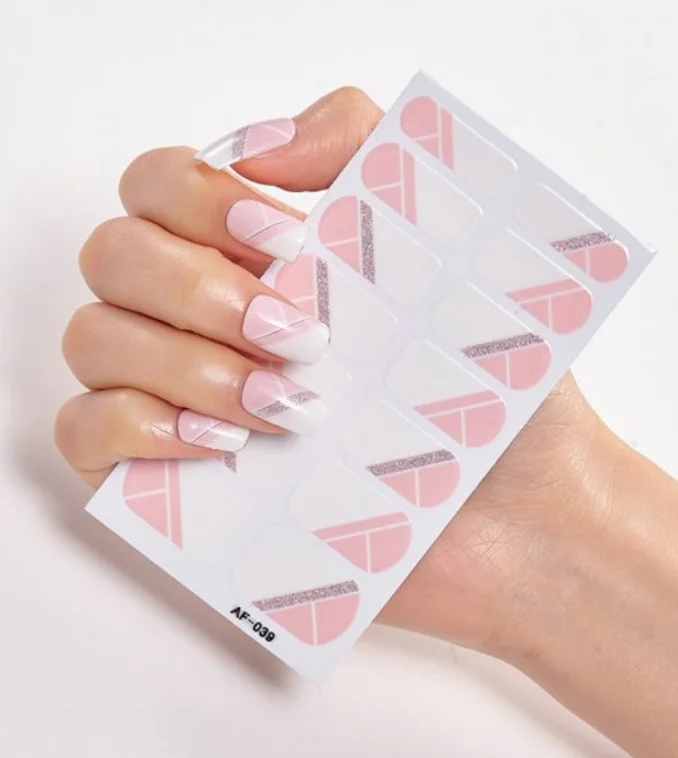 Frexos Olivia semicured uv gel nail stickers kit — Zoovio