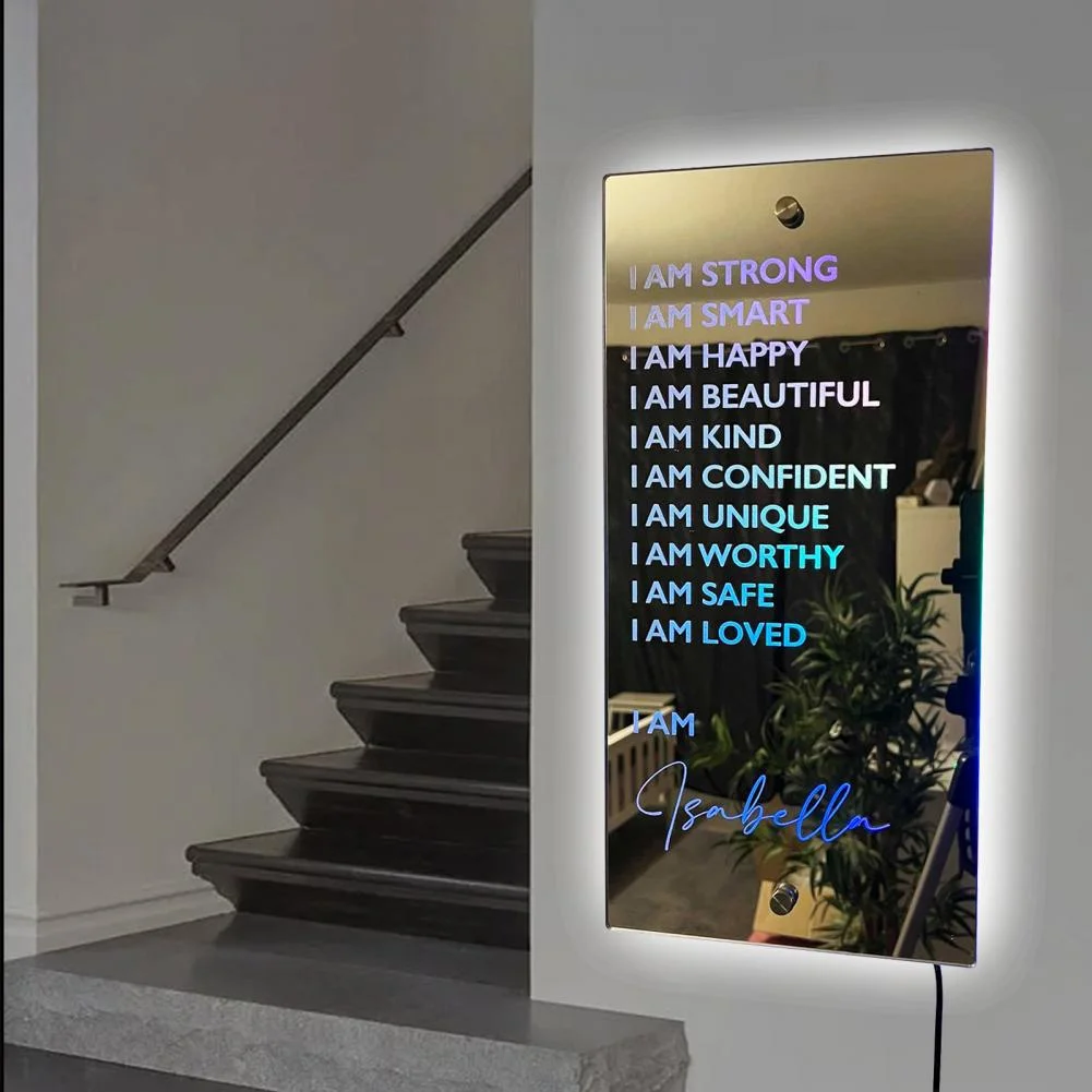 Personalized Affirmations Acrylic Mirror — Zoovio