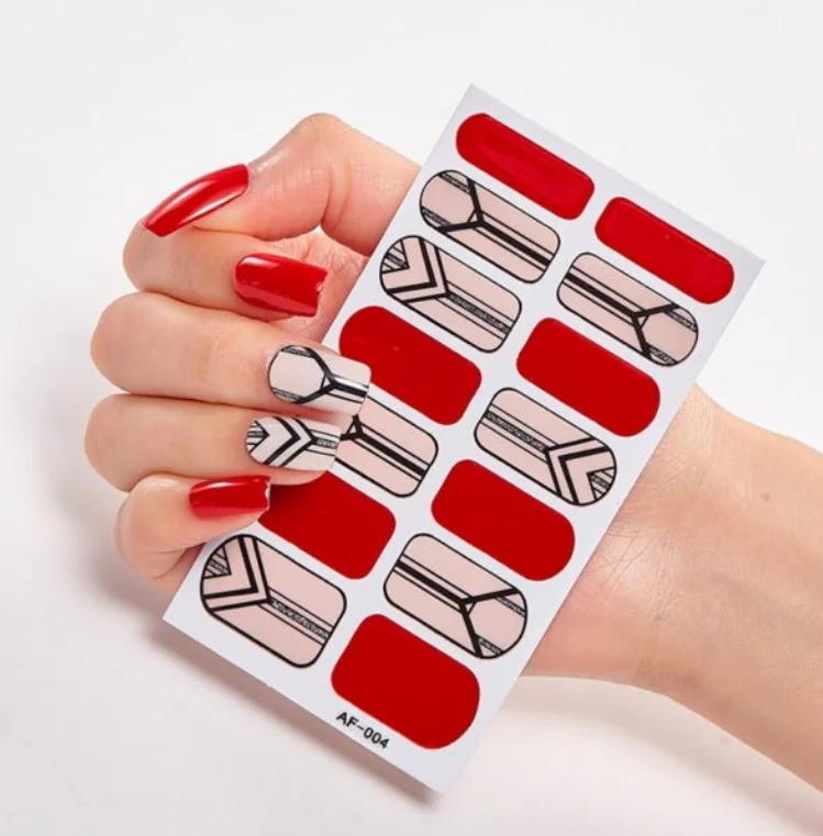 Frexos Aurora semicured uv gel nail stickers kit — Zoovio