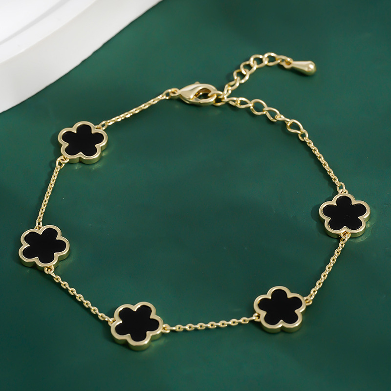 Diamond Clover Bracelet