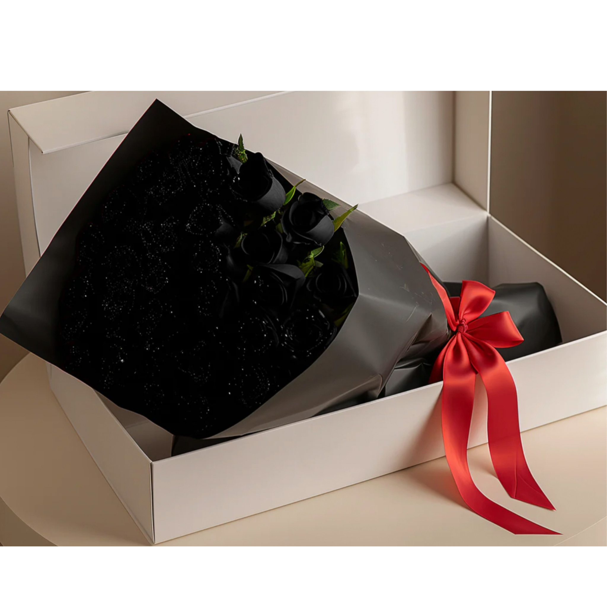 Glitter Rose Bouquet - Forever Lasting Roses