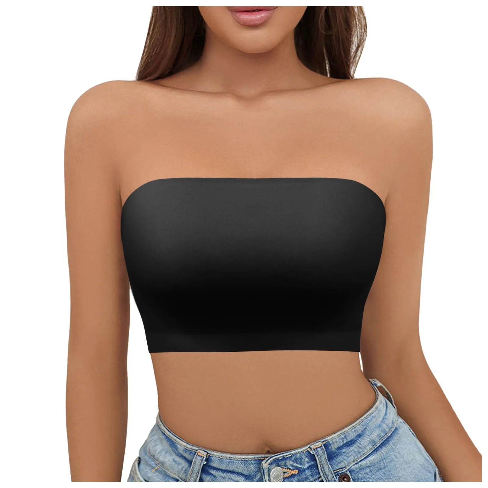 Strapless Bandeau Stretchy Bra