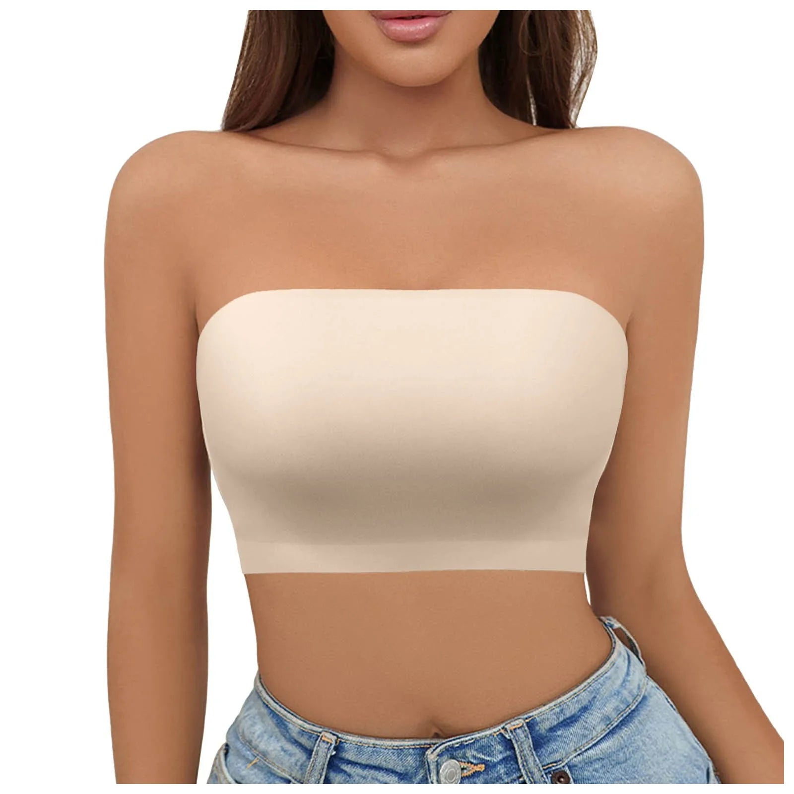 Strapless Bandeau Stretchy Bra