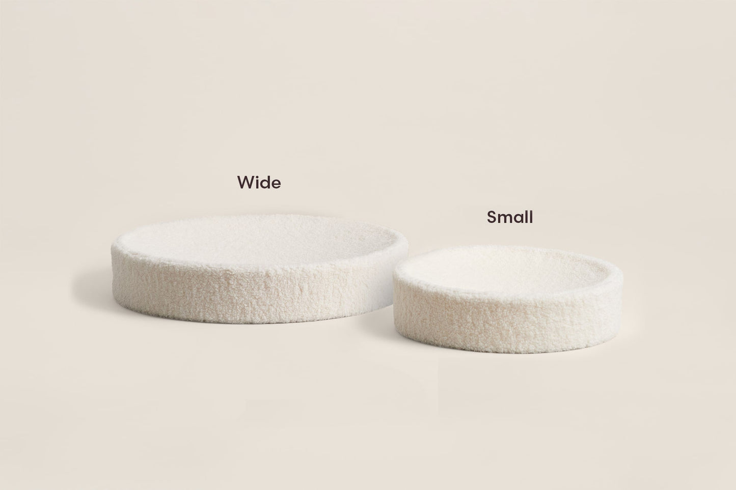 [Size:Small + Wide]Kip Cushion Cat Bed - Tuft and Paw