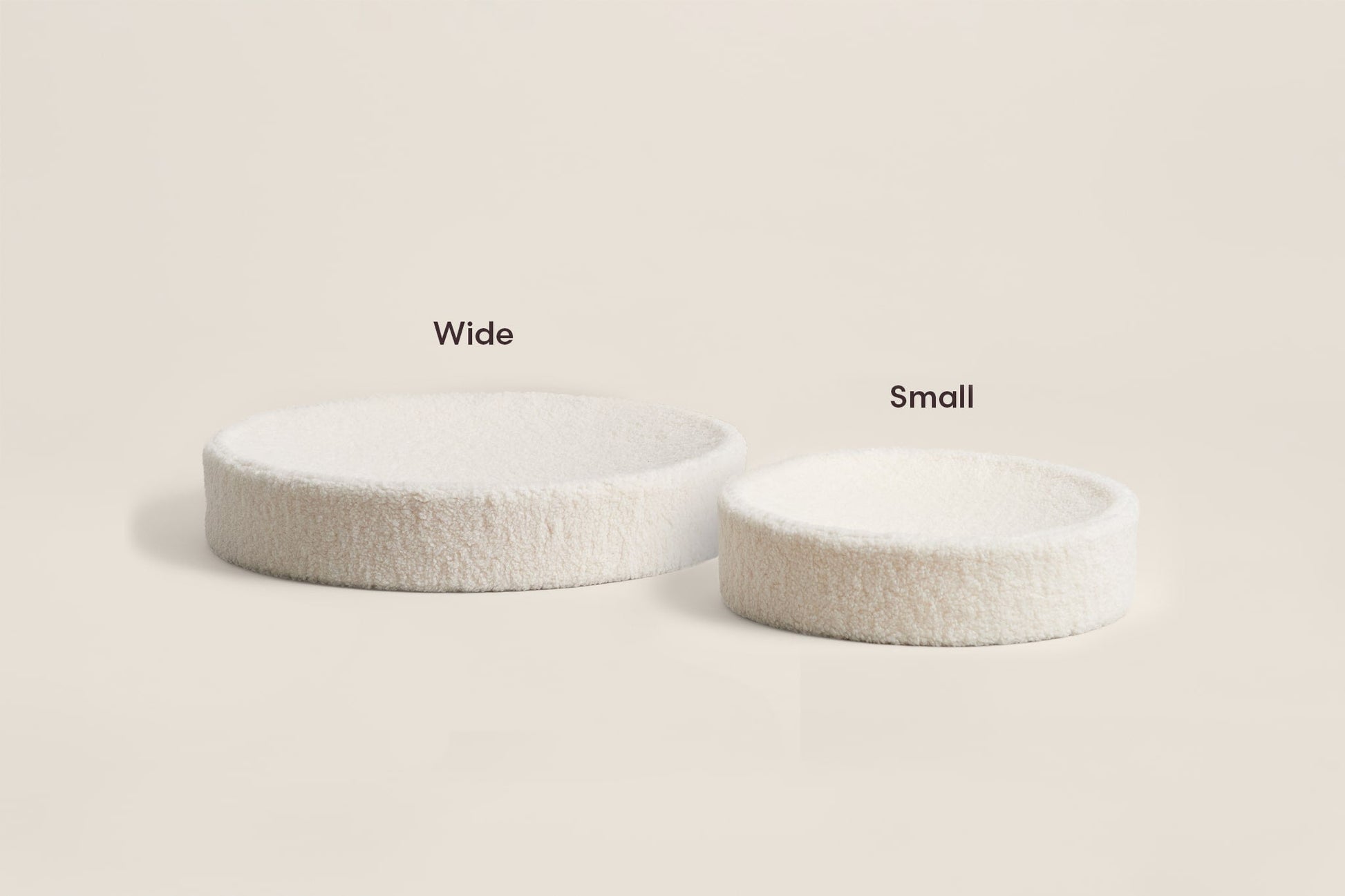 [Size:Small + Wide]Kip Cushion Cat Bed - Tuft and Paw